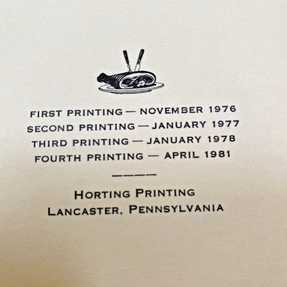 Lancaster Co PA Cookbook The Dinner Bell Rings Again! Society of Farm Women 1981 - Picture 2 of 7